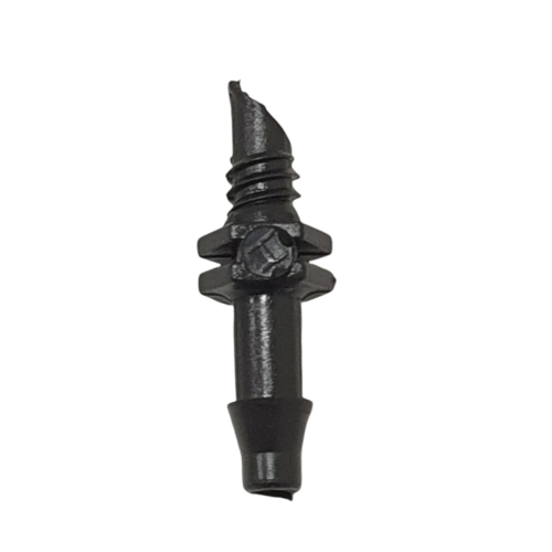 PP straight connector 4mm x M4 threaded